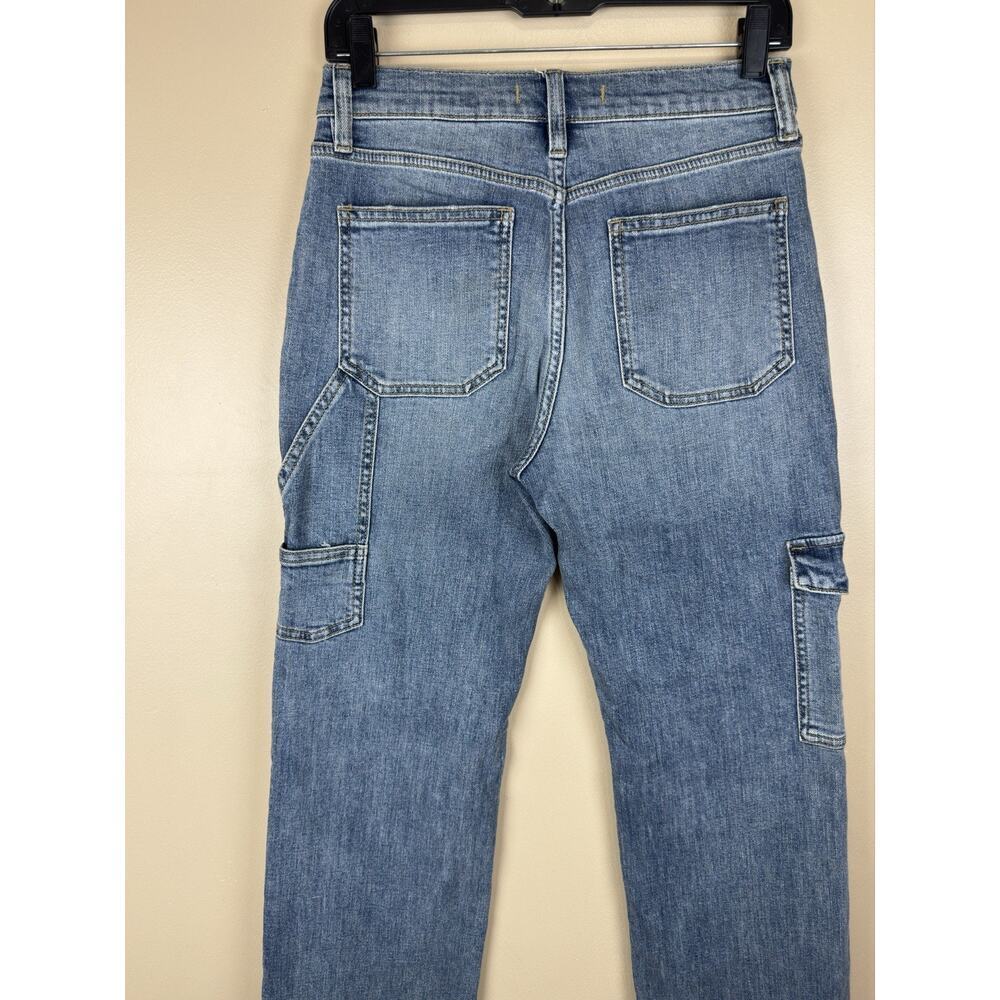 Eunina Women’s Codi Super High Rise Dad Cargo Jeans Straight Leg 3/26W - Picture 6 of 14